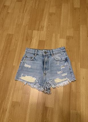 Шорти джинсові жіночі zara