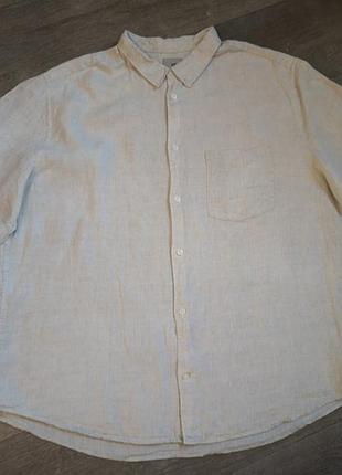 Лляна сорочка h&m розмір 2xl-3xl
