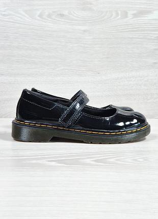 Лакові туфлі на липучці для дівчинки dr. martens maccy mary jane оригінал, розмір 33