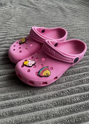Крокси сабо crocs оригінал з джибітсами
