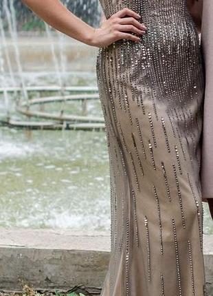 Плаття  вечірнє з камнями swarovski 4