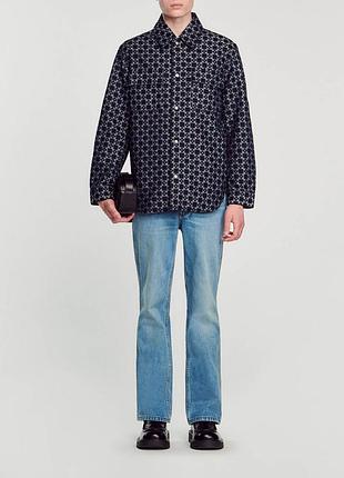 Sandro square cross overshirt размер м