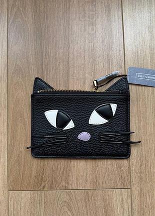 Гаманець lulu guinness kooky cat clutch wallet