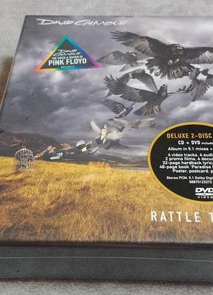 David gilmour — rattle that lock. запечатаний американський cd бокс-сет ( + dvd — audio)