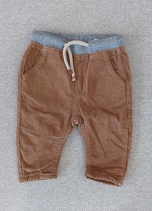 Утепленные штаны для мальчика от бренда zara