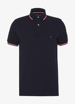 Поло tommy hilfiger organic cotton slim fit оригінал 10/10 l
