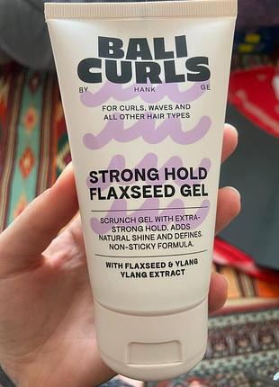 Bali curls strong hold flaxseed gel – гель для фиксации кудрей из семян льна