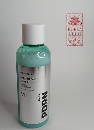Корейський тонер для обличчя з pdrn  vt cosmetics