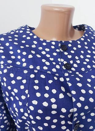 Яскрава щільна джинсовка з принтом zara, дута