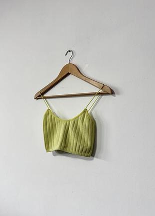 Топ в рубчик zara🌿