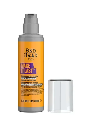 Кондиціонер tigi bed head make it last незмивний для захисту кольору, розплутує волосся, 200 мл