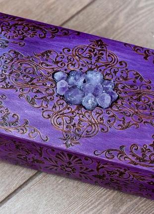 Шкатулка "roco amethyst 2"