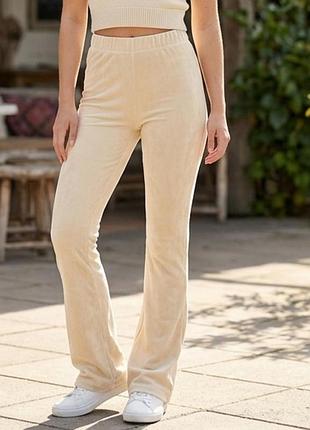 Женские вельветовые леггинсы клеш costes rebel