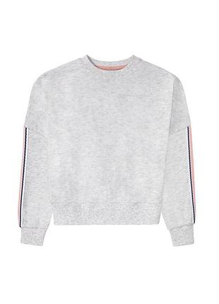 Свитшот хлопковый трикотажный для девочки pepperts lidl 395424 146-152 см (10-12 years) серый