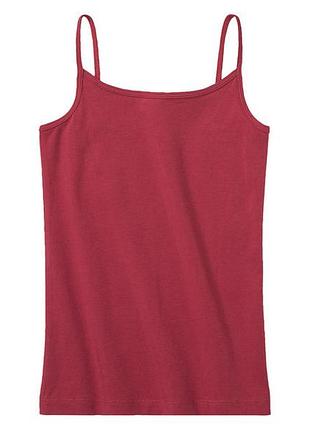 Майка бельевая с тонкими бретелями для девочки pepperts lycra® 427465 158-164 см (12-14 years) коралловый