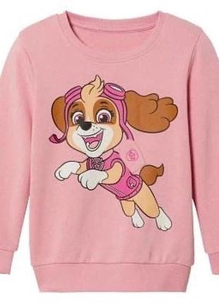 Світшот двунитка для дівчинки disney щенячий патруль 461541 122-128 см (6-8 years) рожевий