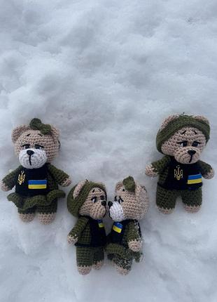 Вʼязані іграшки для військових(брелок)