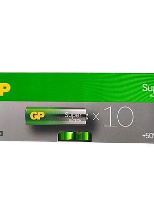 Батарейка gp lr6 aa super alkaline p10 10 шт. 2245