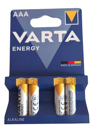 Батарейка varta lr3 energy b4 4 шт. 6458