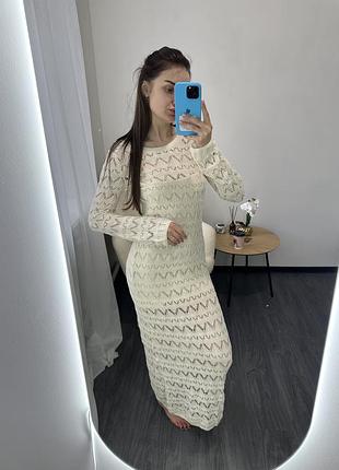 Сукня вʼязана