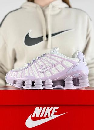 Nike shox tl white purple