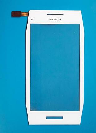 Nokia x7-00 / x7 сенсор, тачскрин белый