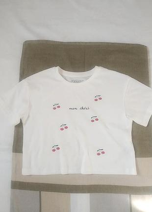 Футболка для девочки primark, хлопок, 6 лет
