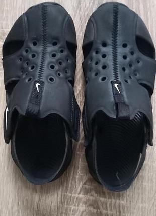 🖤чорні дитячі сандалі nike sunray protect 2 (ps) black 943826-001 32 розмір(20см)