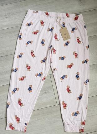 Легкі котонові штани для дому піжамні штани xl primark