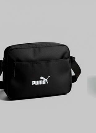 Барсетка чорна puma сумка пума сумка маленька сумка через плече сумка спорт пума