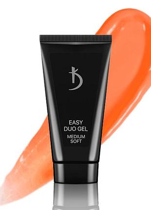 Акрил-гель kodi easy duo gel medium soft art №12 30 г помаранчевий  20116347