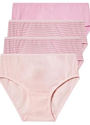 Трусики слипы набор 4 шт. для девочки lupilu lidl 464455 098-104 см (2-4 years) розовый