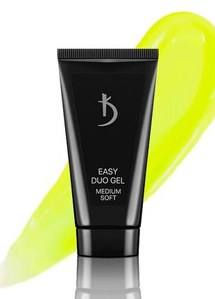 Акрил-гель kodi easy duo gel medium soft art No13 30 г желтый 20116354
