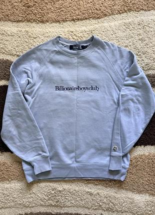 Billionaire boys club serif logo crewneck-blue