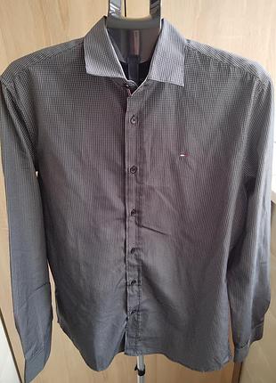 Новая мужская рубашка tommy hilfiger slim fit, размер l