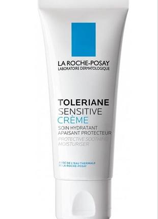Пребіотичний зволожувальний крем для чутливої шкіри обличчя la roche-posay toleriane sensitive 40 мл