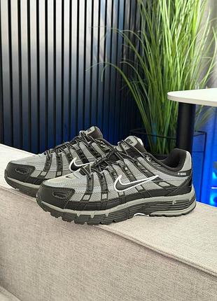 Кроссовки nike p-6000 grey black арт 0390