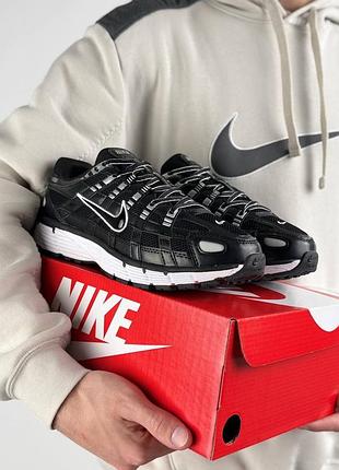 Nike p-6000 black white 9