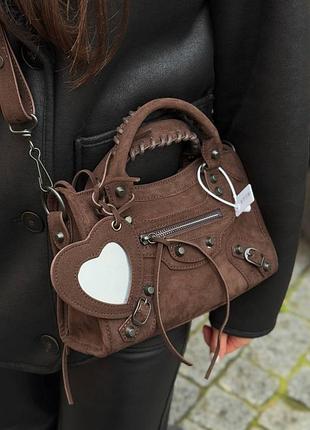 🖤balenciaga women's' le first city bag in black arena lambskin brass hardware premium🖤 натуральна шкіра сумка брендова з комплектом баленсіага