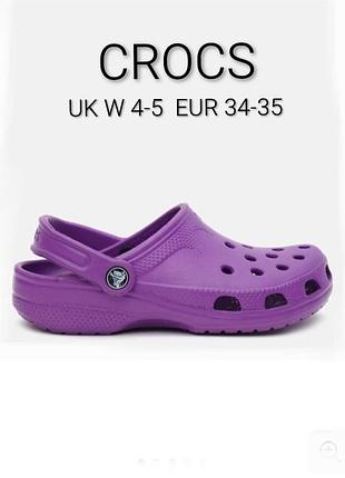 Кроксы сабо шлепанцы бренда crocs croslate u9 w 4-5 eur 34-35