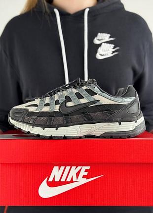 Nike p-6000 black grey
