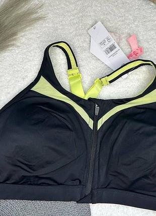 Спортивный топ с хорошей фиксацией на большую грудь (90f)