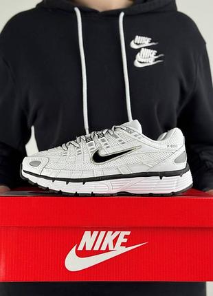 Nike p-6000 white black