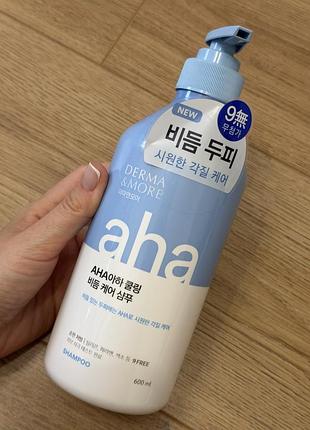 Kerasys derma & more aha cooling dandruff care 600 мл