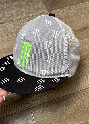 Дитяча бейсболка кепка блайзер monster energy на 3-5р. 52см