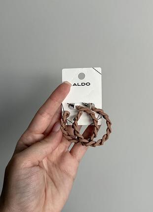 Сережки aldo кільця бежеві