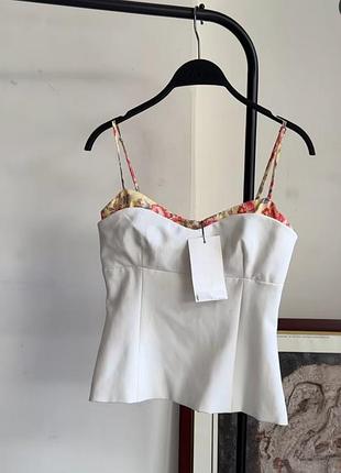 Новый! топ на бретельках от zara