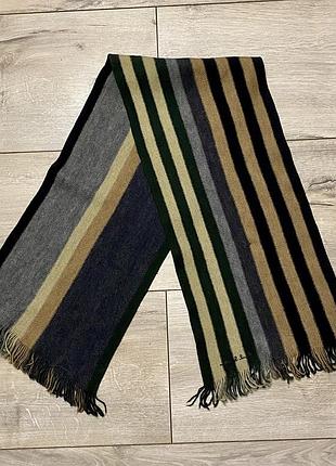 Винтажный шерстяной шарф paul smith оригинал германия 100% virgin wool