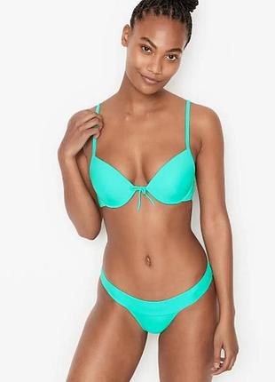 Купальник victoria’s secret пуш ап вікторія сікрет бірюзовий