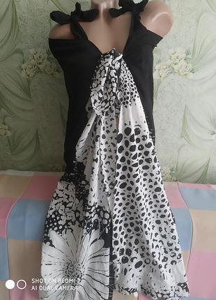 Пляжная  парэо- накидка.